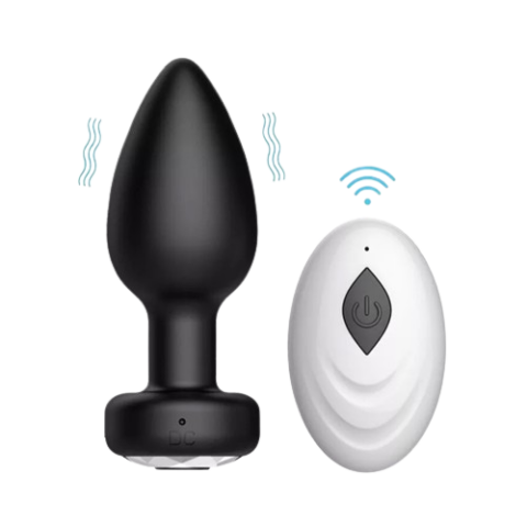 Rechargeable Remote Control Vibrating Anal Plug Sex Toy