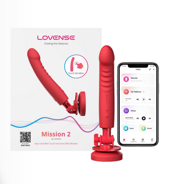 Lovense Mission 2 Touch-Sensitive Dildo Vibrator [Authorized Reseller]