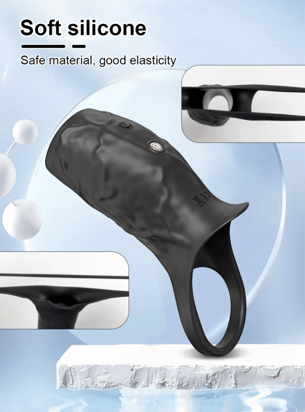 Men’s Penis Sleeve Rechargeable Sex Toy - Image 3