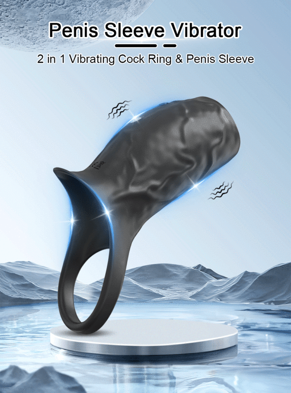Men’s Penis Sleeve Rechargeable Sex Toy - Image 4