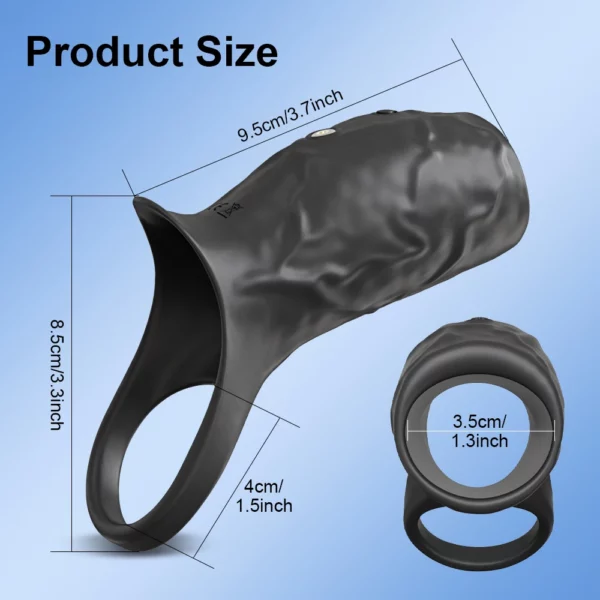 Men’s Penis Sleeve Rechargeable Sex Toy - Image 8