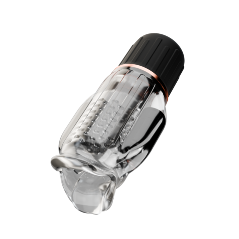 Men’s Licking Vibrating Heating Rechargeable Masturbator Sex Toy - 161