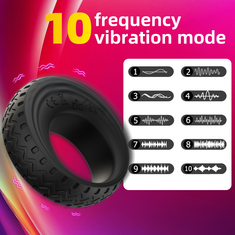 App Controlled Men’s Vibrating Delay Ring Rechargeable Sex Toy - 160 - Image 4
