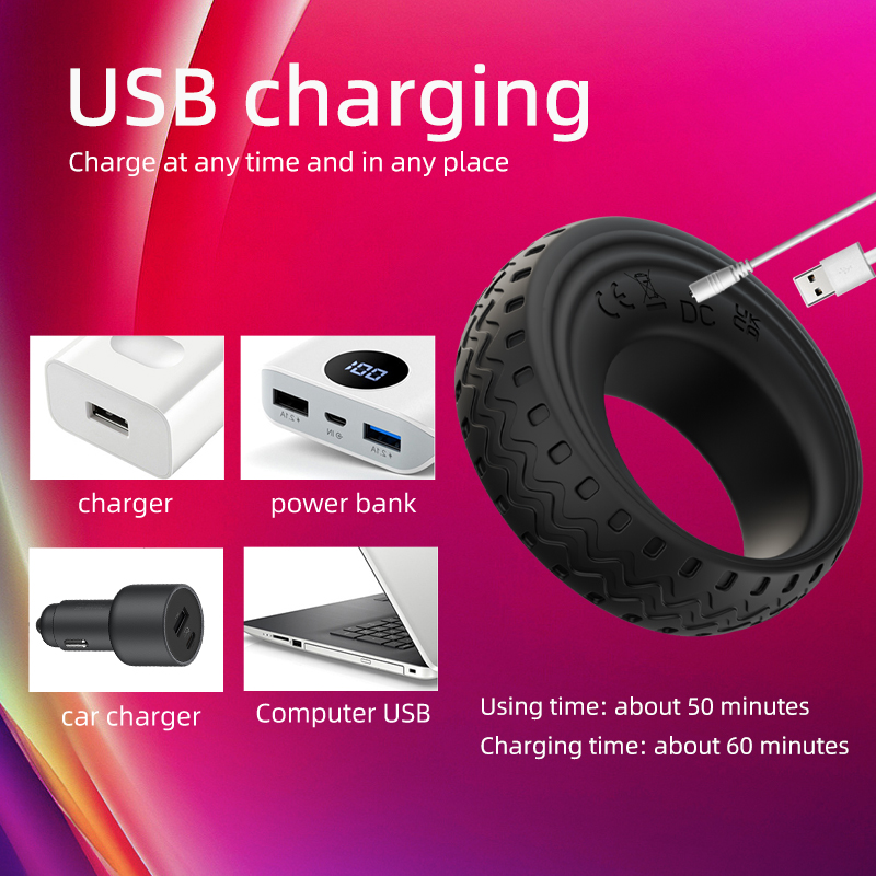 App Controlled Men’s Vibrating Delay Ring Rechargeable Sex Toy - 160 - Image 6