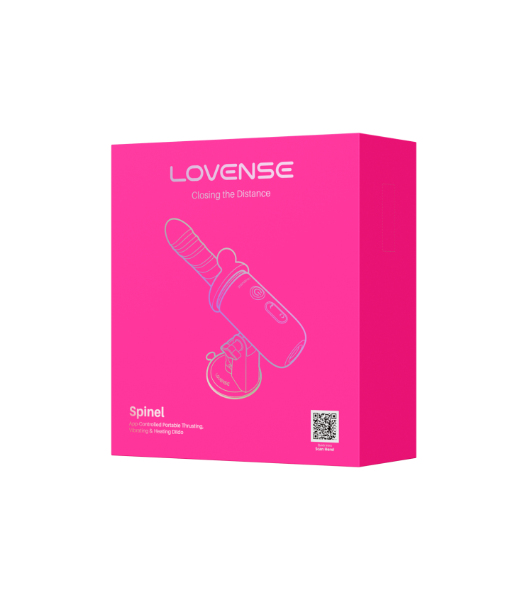 Lovense Spinel Thrusting Vibrating & Heating Dildo - Image 5